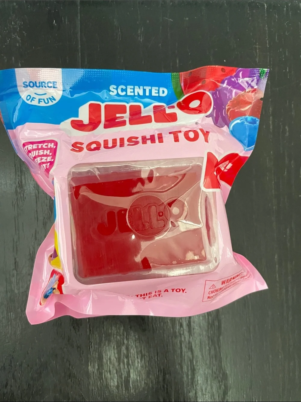 Jell-O Squishi Jiggle Cube - Red